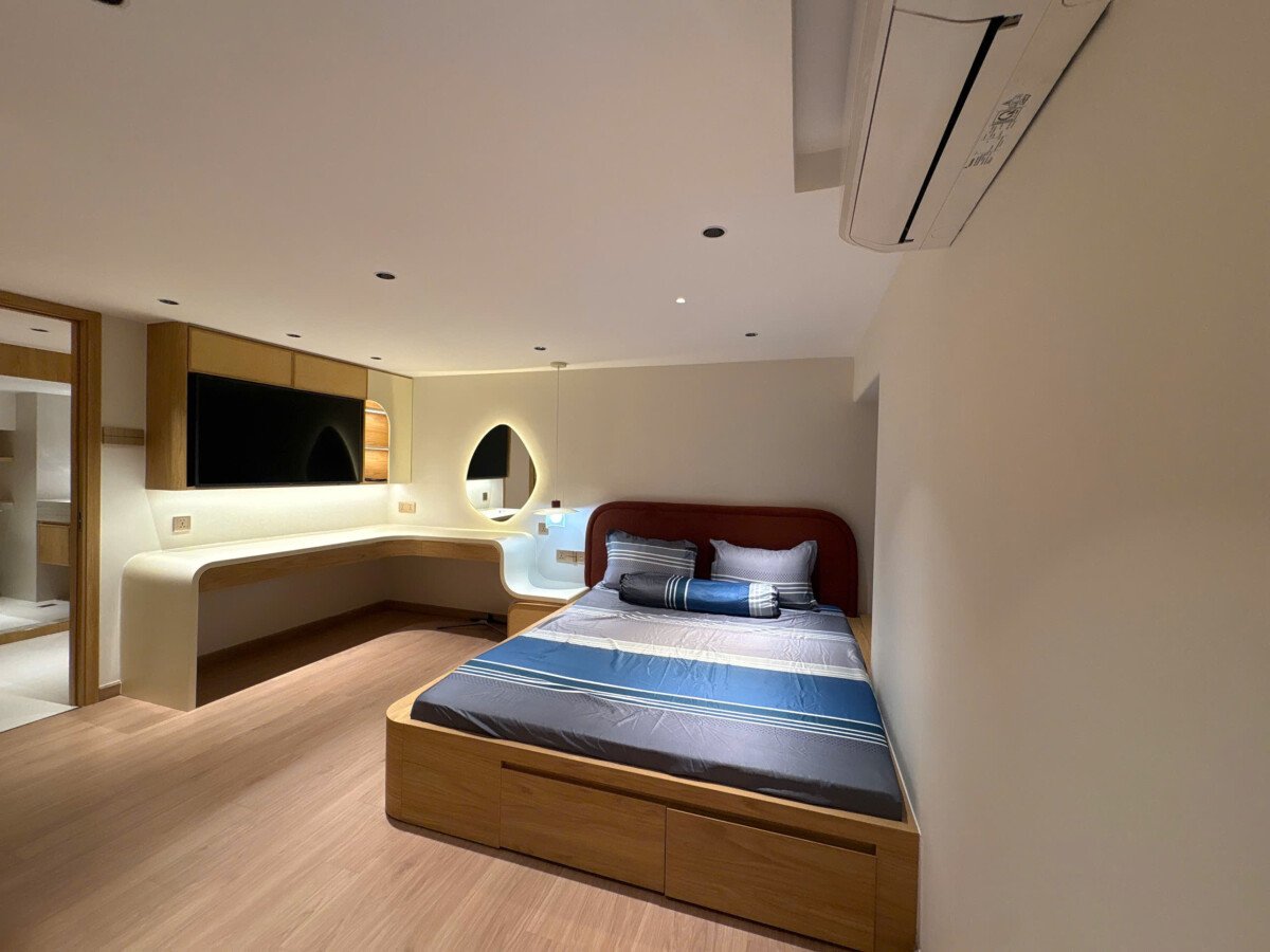 phong ngu can ho can cho thue nhanh - Cho thuê căn hộ duplex Sky Garden 1, tổng diện tích 130m2, giá cho thuê 55tr/tháng, nhà mới 100%