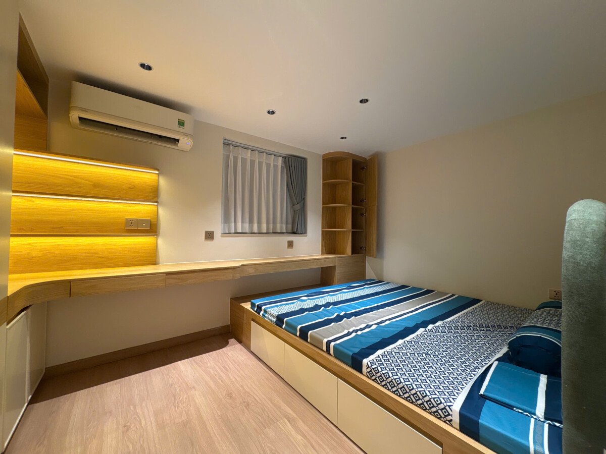phong ngu can ho can ho cho thue - Cho thuê căn hộ duplex Sky Garden 1, tổng diện tích 130m2, giá cho thuê 55tr/tháng, nhà mới 100%