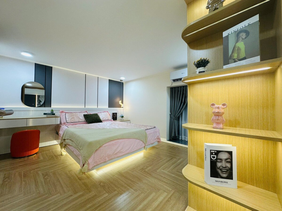 phong ngu lon cho thue - Cho thuê căn hộ Duplex Sky Garden 1, 05pn, giá 48tr/tháng, nội thất đầy đủ, xem nhà dễ.