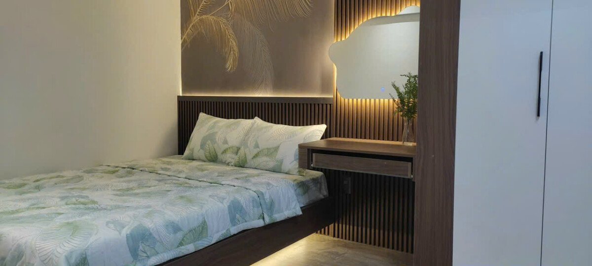 phong ngu nho 5 - Cho thuê căn hộ 3pn chung cư Mỹ Khánh phường Tân Hưng giá 26tr/tháng