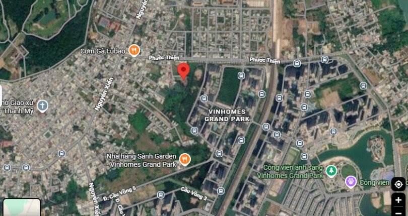Giá mua bán đất nền diện tích lớn 4220m2 đường Phước Thiện phường long Bình