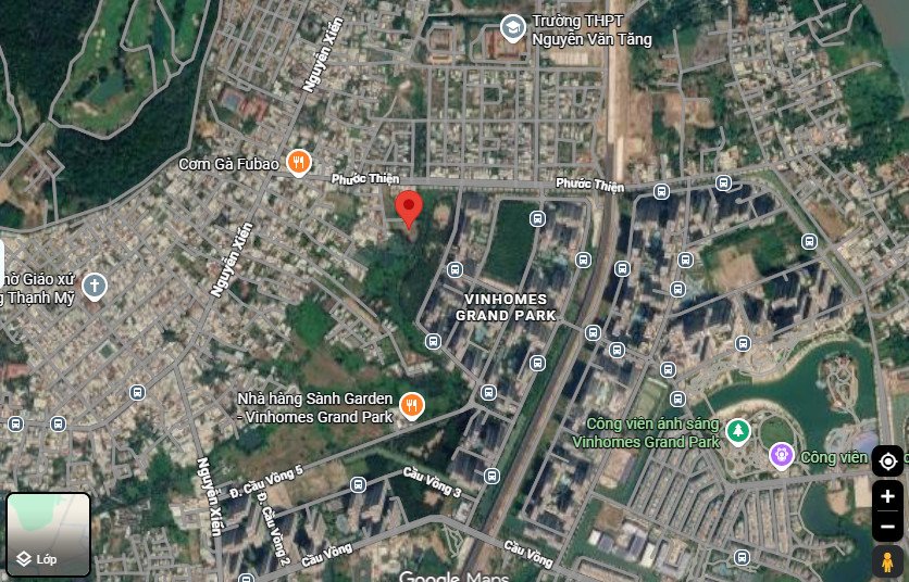 vi tri dat ban - Giá mua bán đất nền diện tích lớn 4220m2 đường Phước Thiện phường long Bình