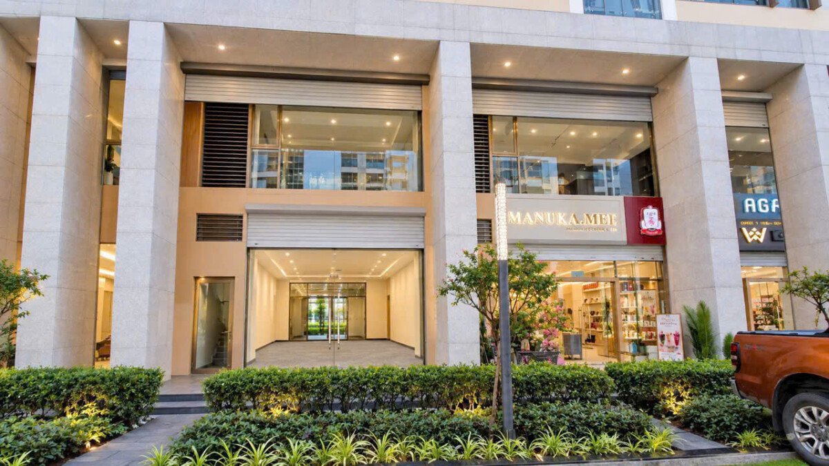 vi tri shophouse khoi de toa c m6 - Giá cho thuê Shophouse tầng trệt tòa C chung cư Midtown m6 phường Tân Mỹ T10/2026